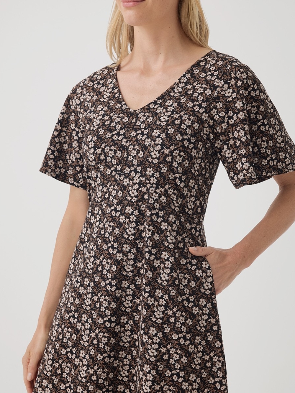 Pact Fit & Flare Easy Dress XXL